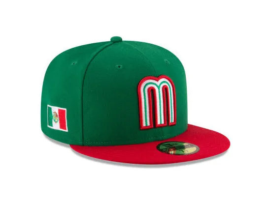 2017 World Baseball Classic Mexico WBC New Era 59Fifty Fitted Hats (TEAM COLORS)