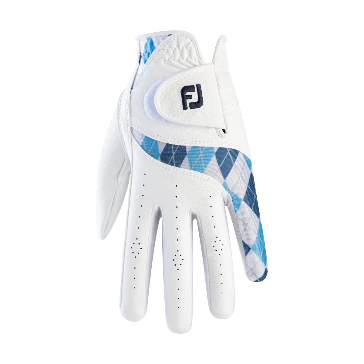 2023 FootJoy Women's Attitude Fashion Glove Pair - White/Blue