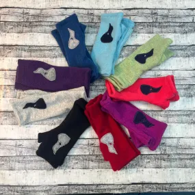 Cashmere Fingerless Gloves-Block Island 9-Pack