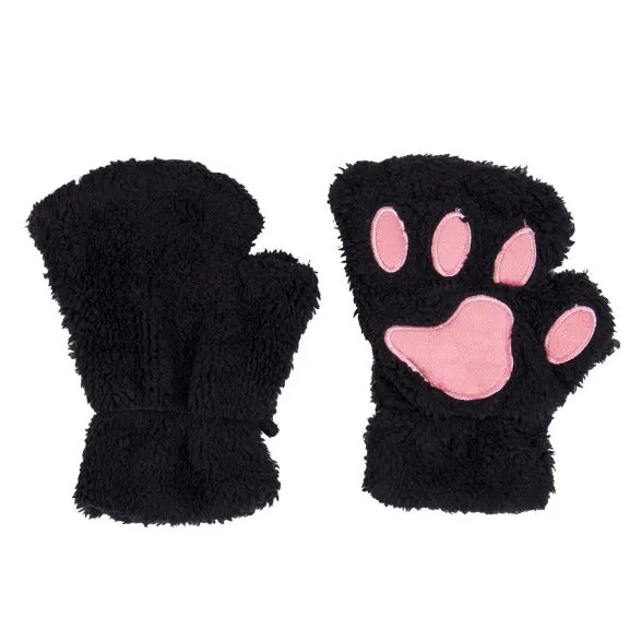 Cozy Cat Paw Gloves