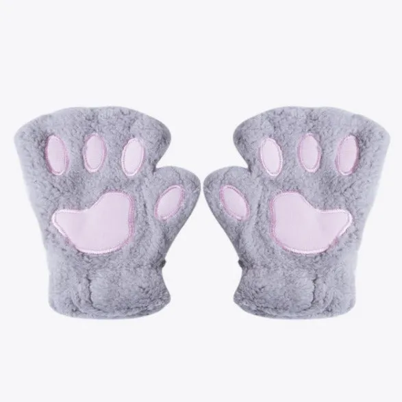 Cozy Cat Paw Gloves