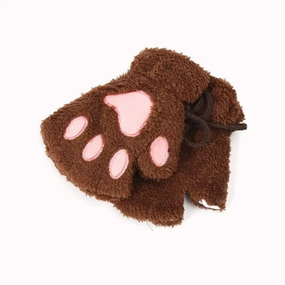 Cozy Cat Paw Gloves