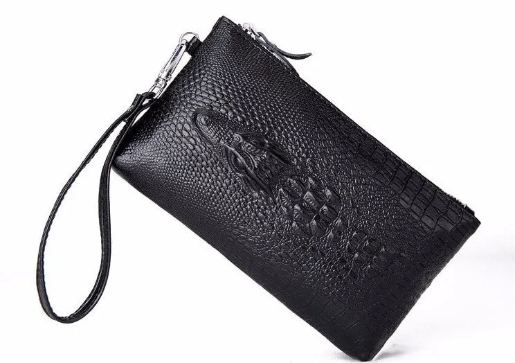 Crocodile Women's Leather Fashion Evening Clutch