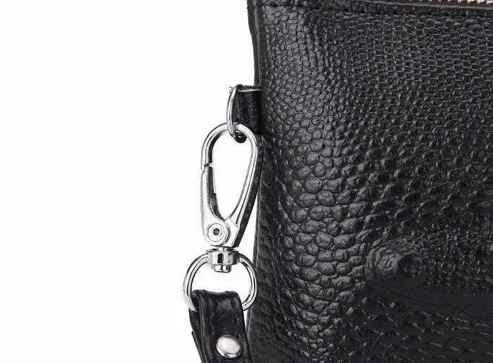 Crocodile Women's Leather Fashion Evening Clutch