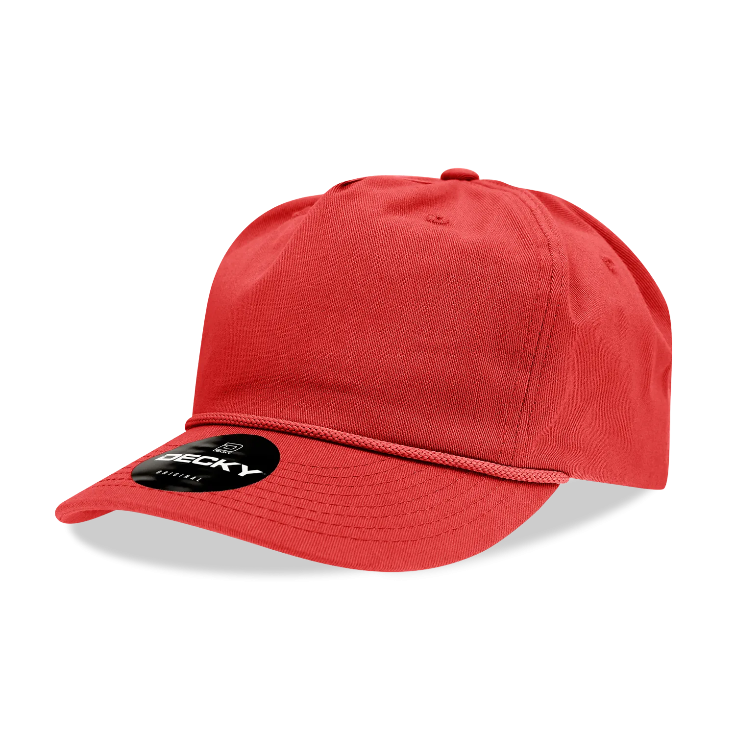 Decky 252 - Classic 5-Panel Golf Cap with Rope - CASE Pricing