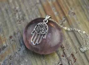 Delicate Hamsa Necklace