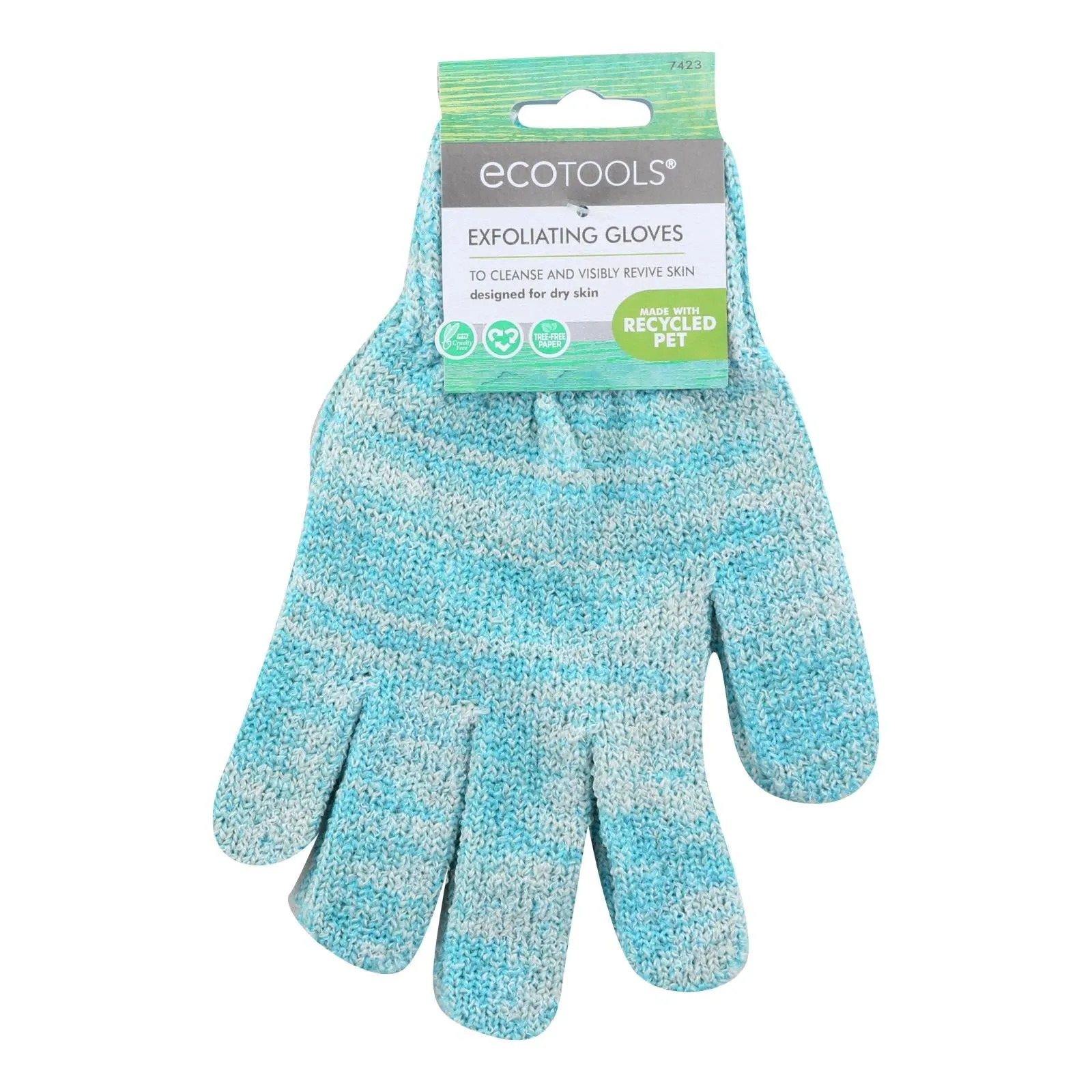 Eco Tool Recycled Bath and Shower Gloves 6-Pack