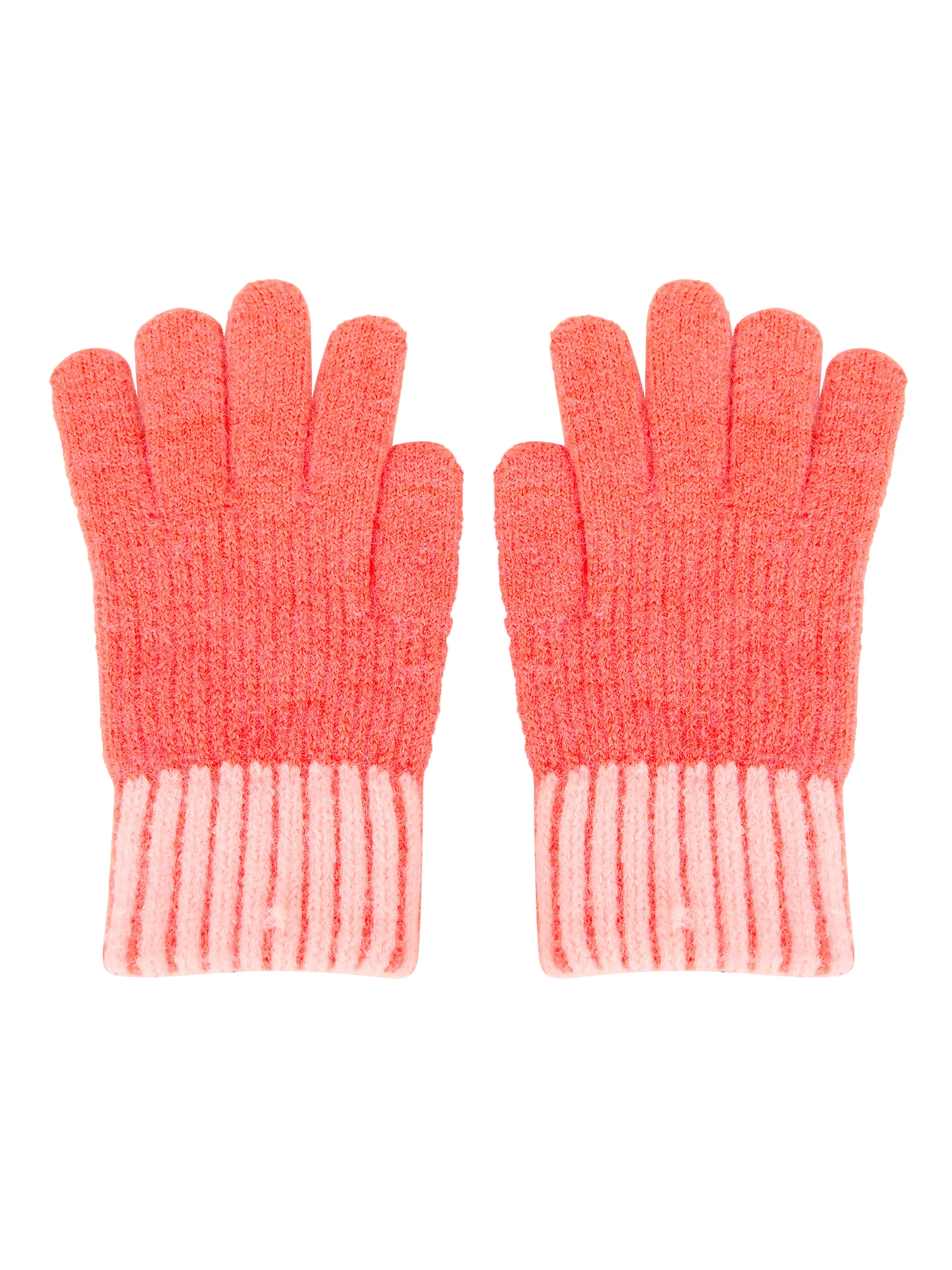 FabSeasons Acrylic warm Woolen Winter weather Gloves for Boys & Girls, fits for 6-10 years, Pack of 2