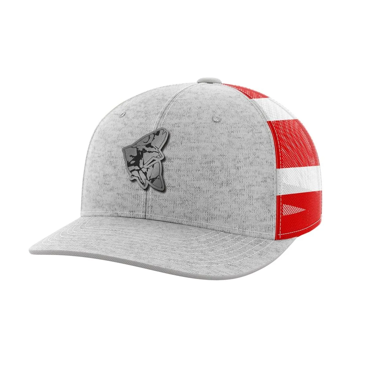 Fish Black Patch Hat