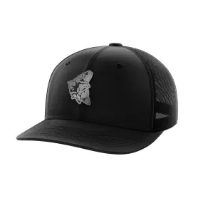 Fish Black Patch Hat