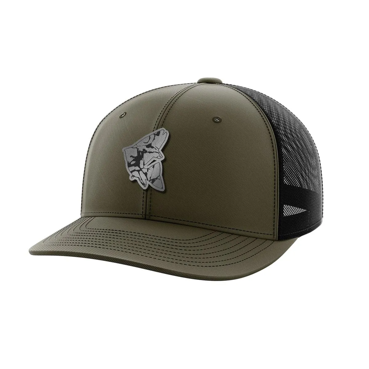 Fish Black Patch Hat