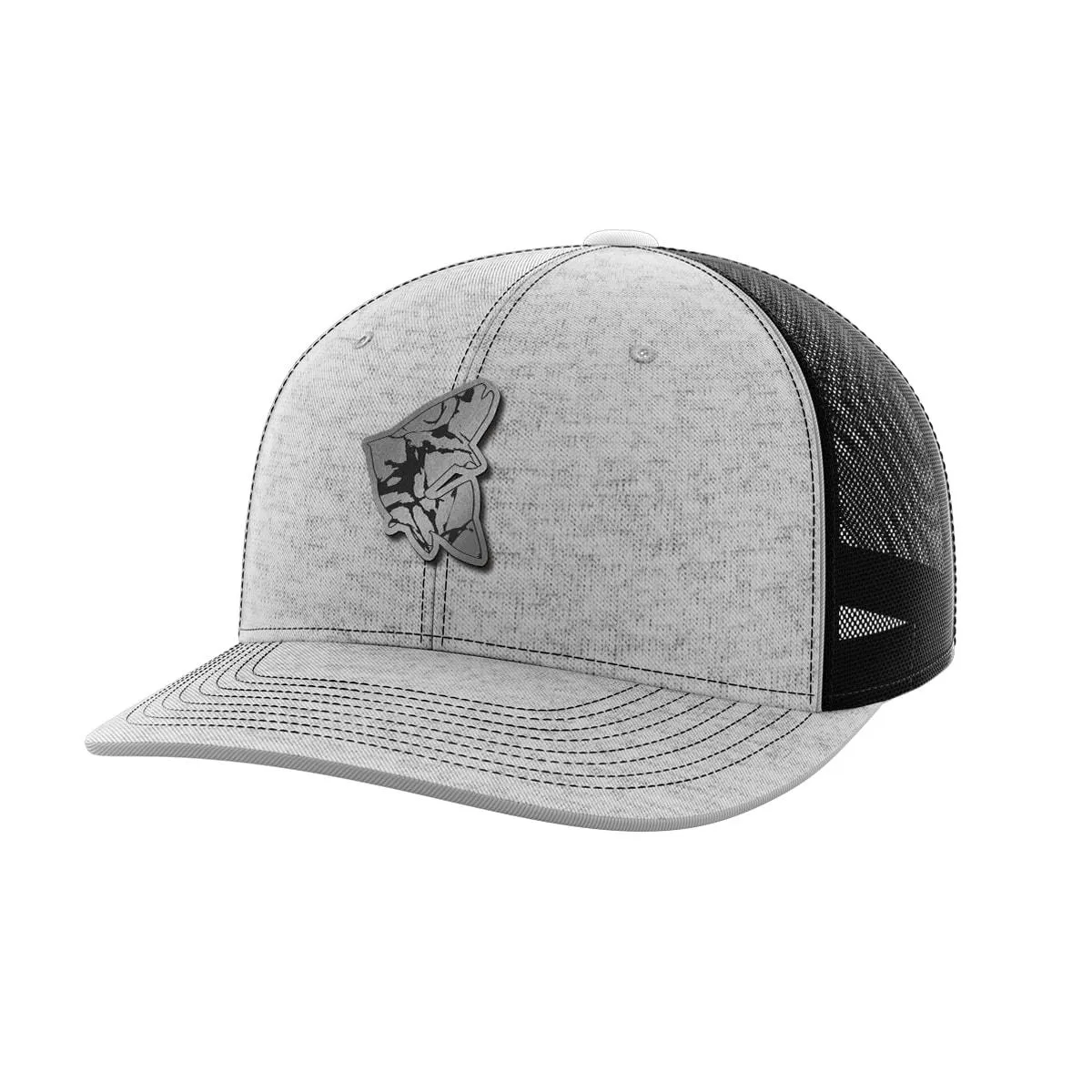 Fish Black Patch Hat