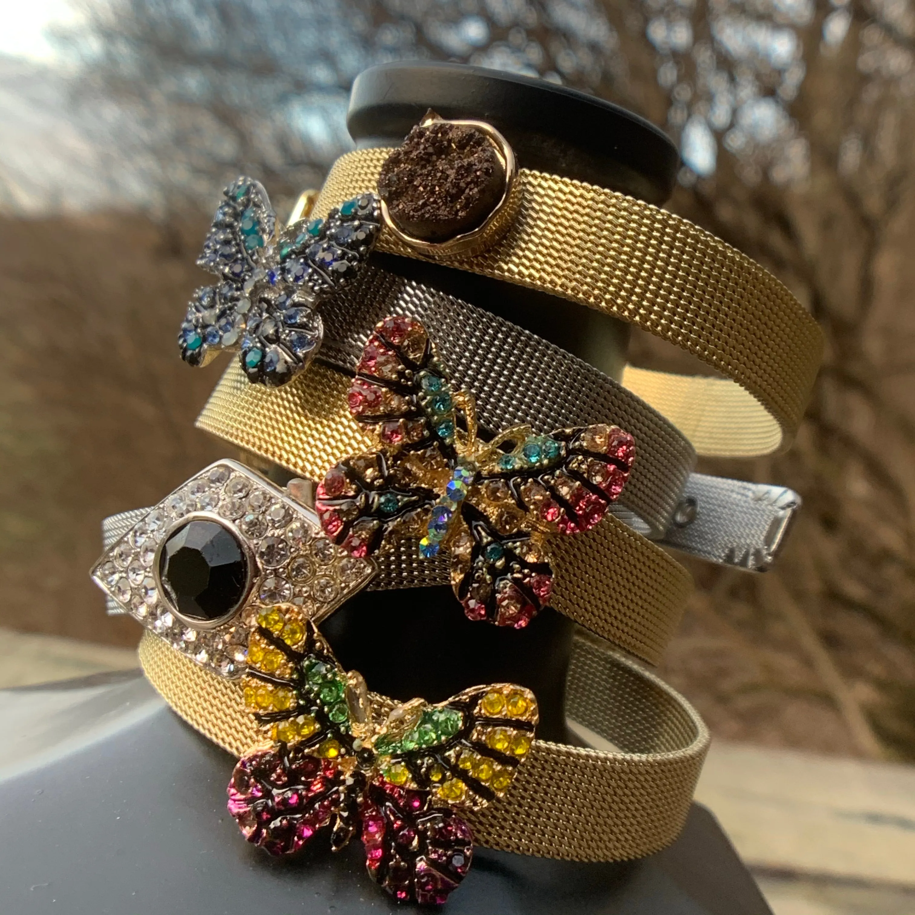 “Flutter” Buckle Bracelets