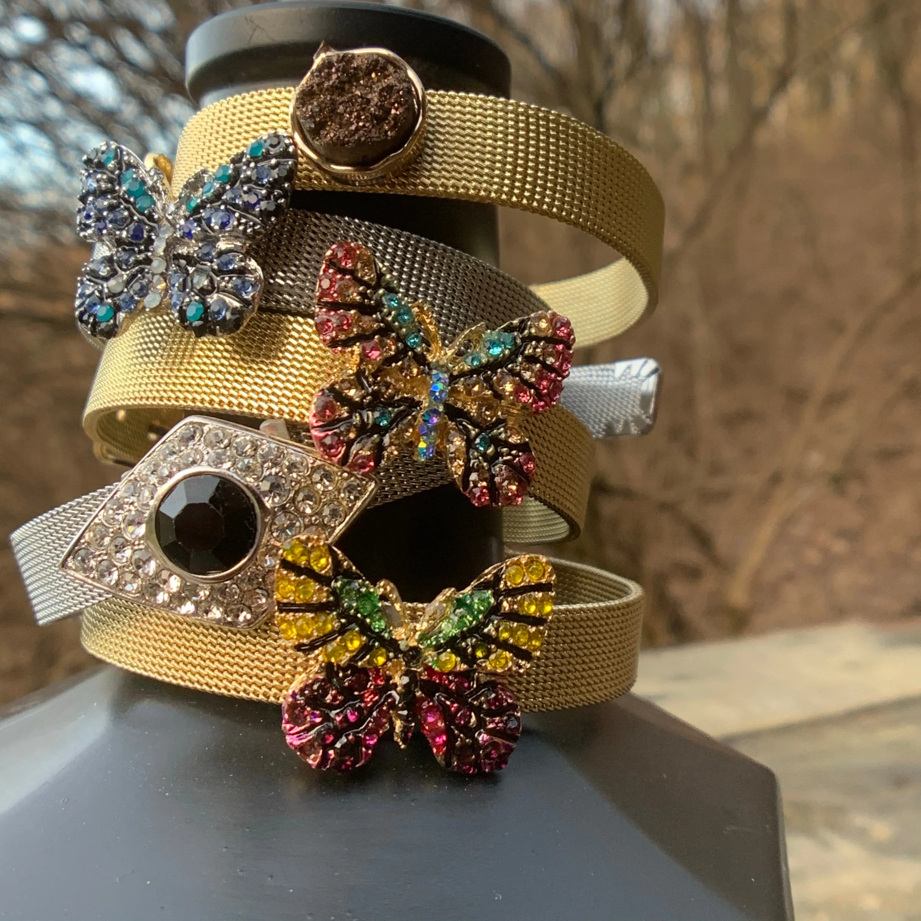 “Flutter” Buckle Bracelets