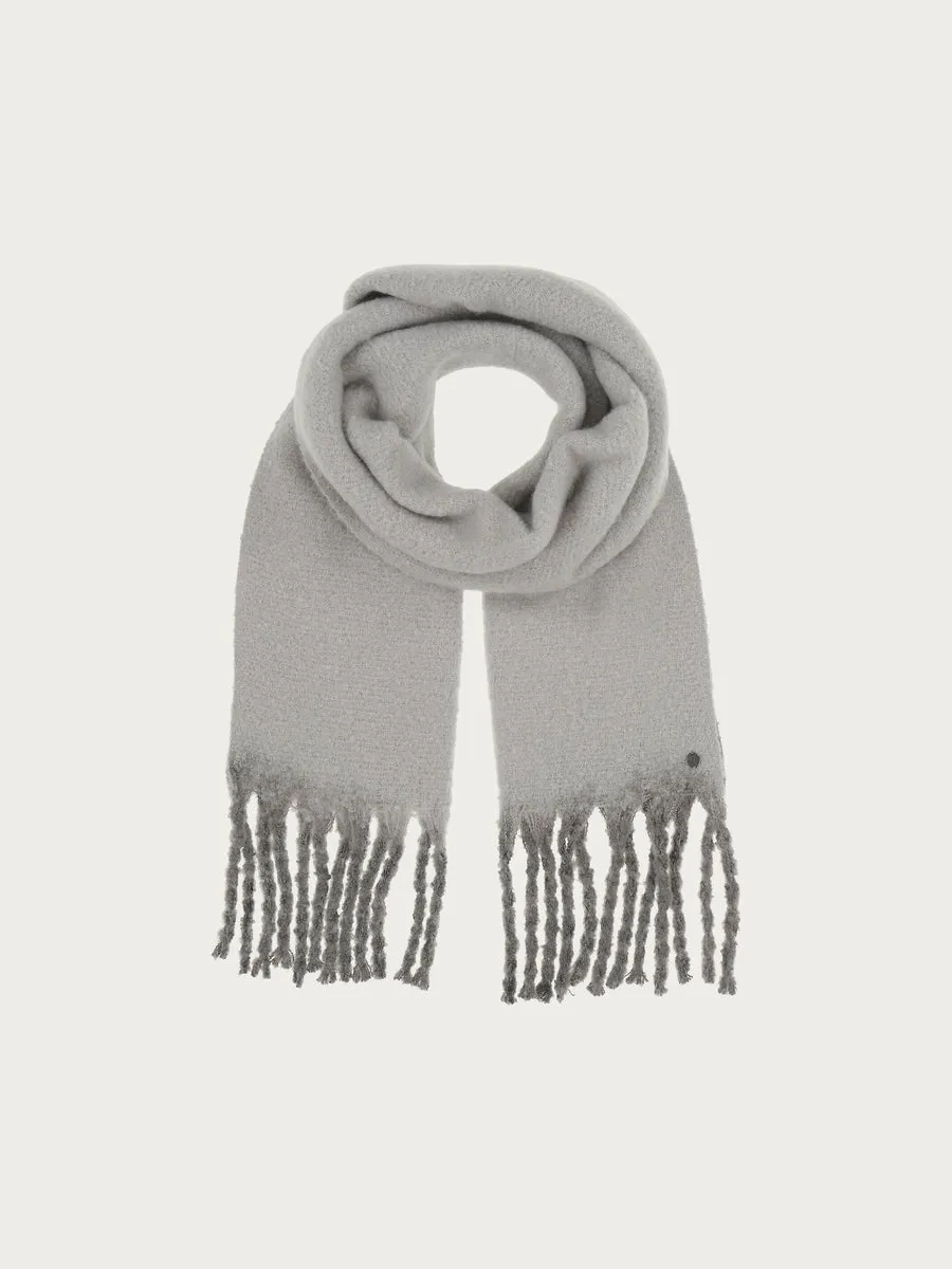 FRAAS Grey Scarf with Large Fringes