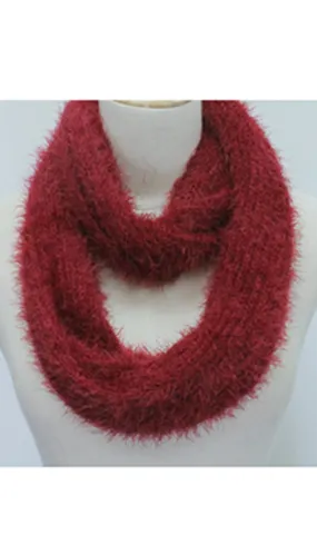 Frontier Snood Fluffy Merlot