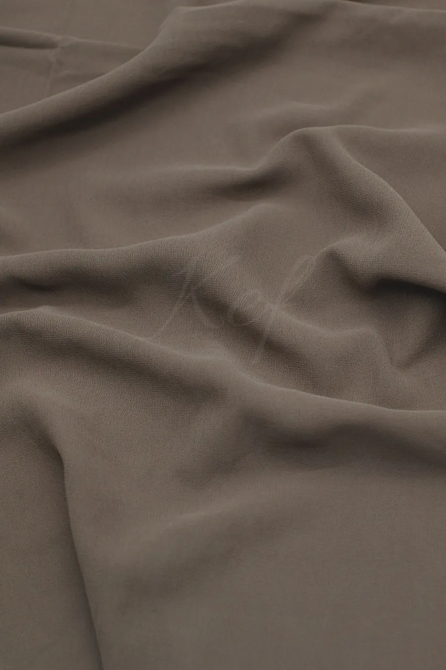 Georgette XL Hijab - Dark Taupe