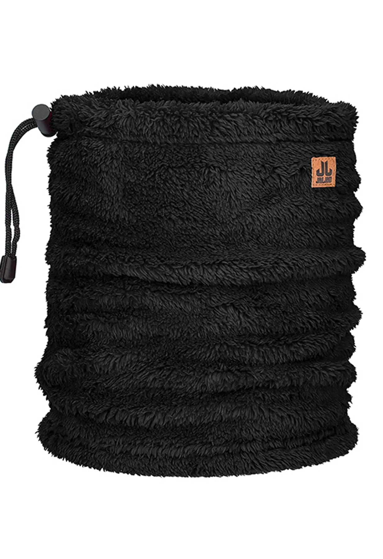 JJ Teddy Fleece Scarf in Black