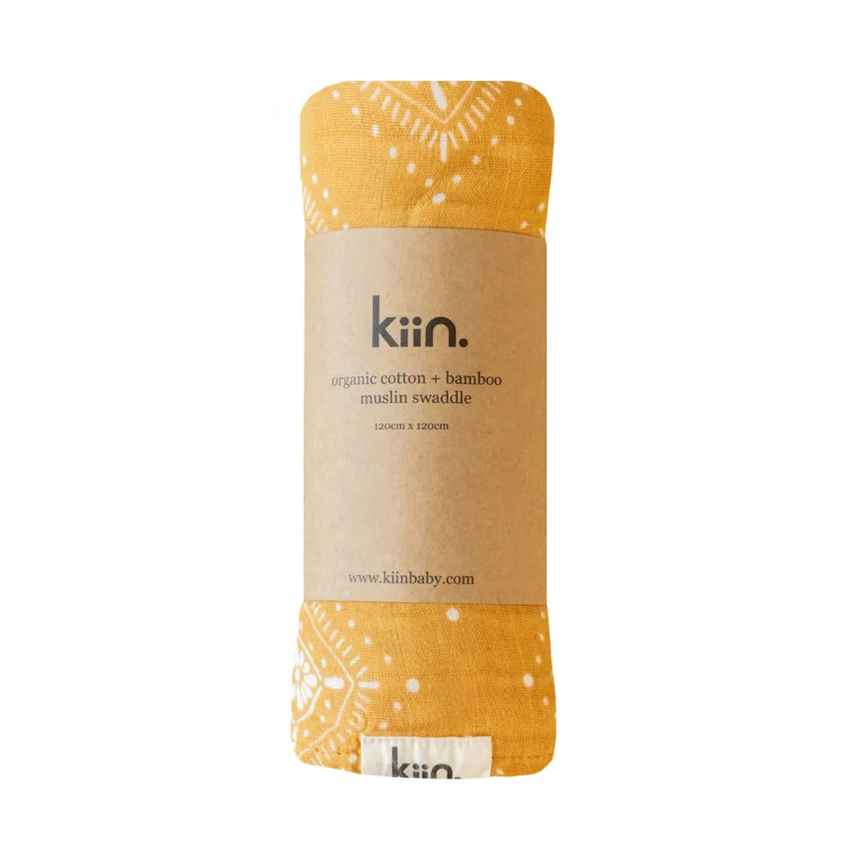 Kiin Baby Organic Muslin Swaddle - Morocco Amber