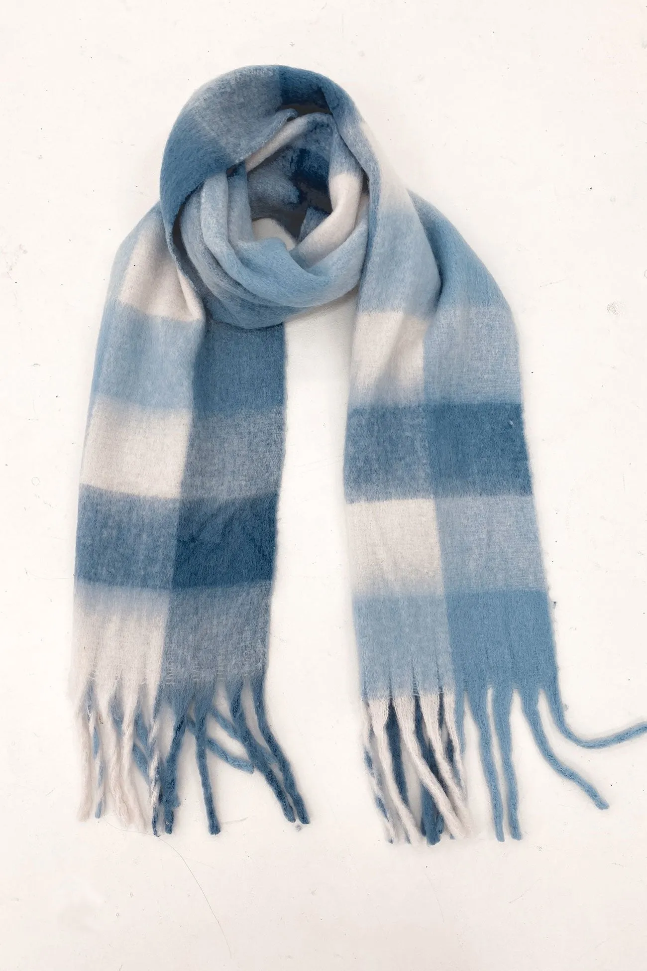 Kirby Scarf Blue Stripe