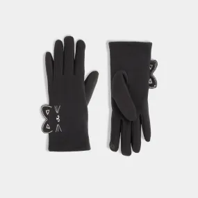 Kitty Touchscreen Gloves - Black