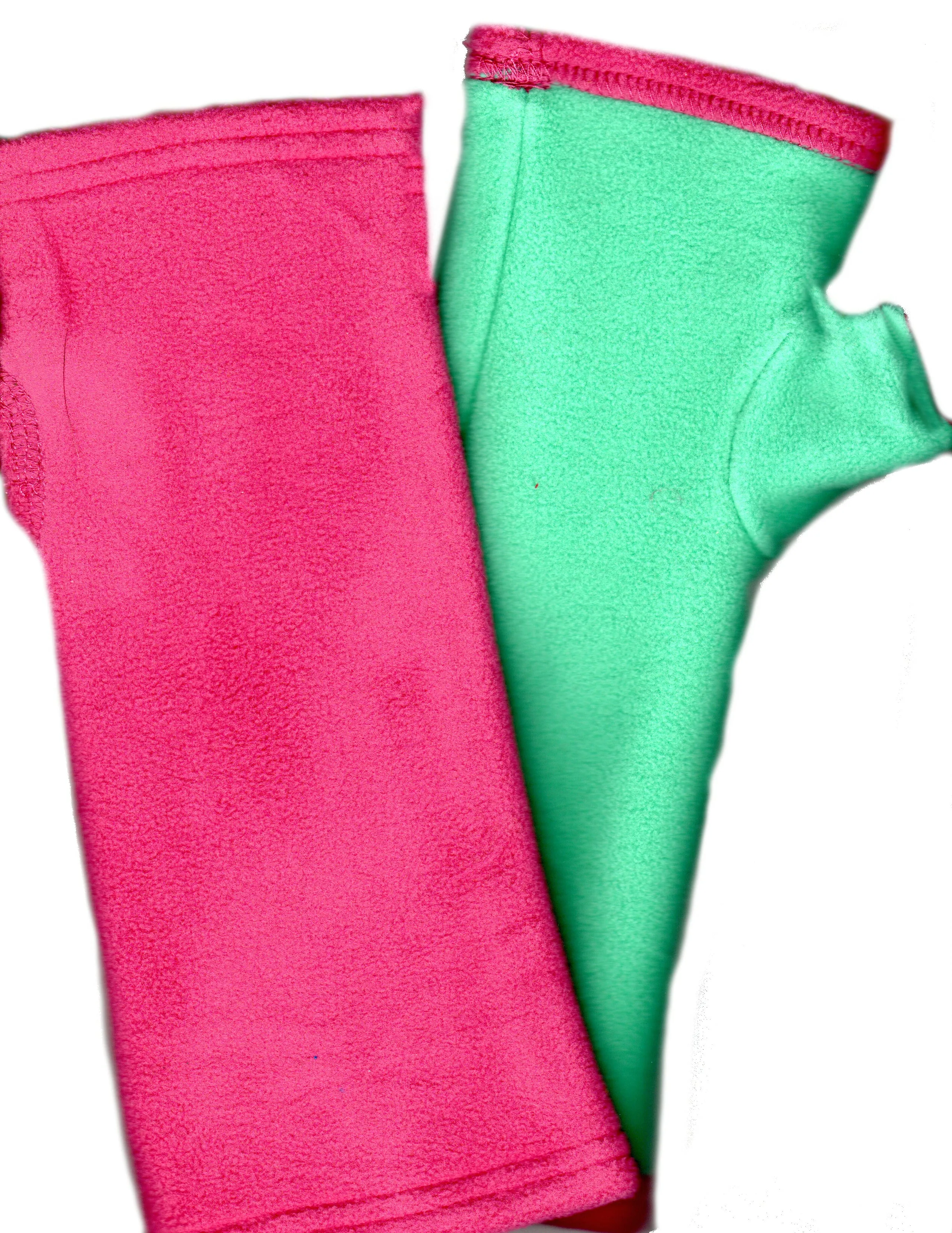 Lauer Reversible Microfleece Fingerless Gloves