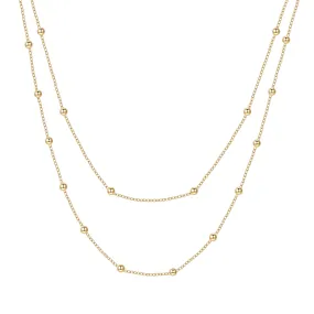 Layered Necklace Gold