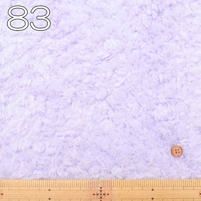 Made in China Polyester Poodle Fur Fabric - Solid Color