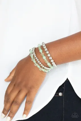 Paparazzi Bracelet ~ Delightfully Disco - Green