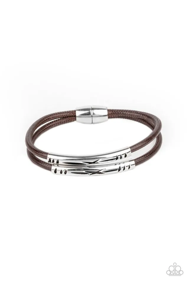 Paparazzi Bracelet ~ What a WANDER-ful World - Brown