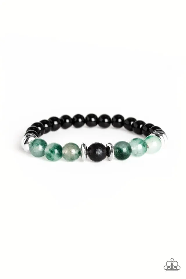 Paparazzi Bracelet ~ World Peace - Green