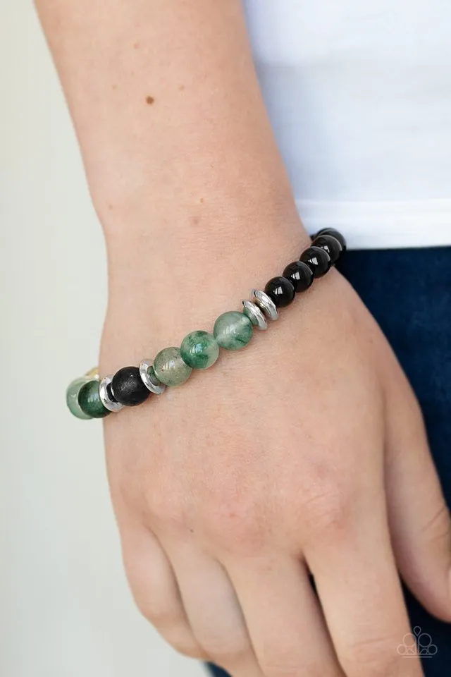 Paparazzi Bracelet ~ World Peace - Green