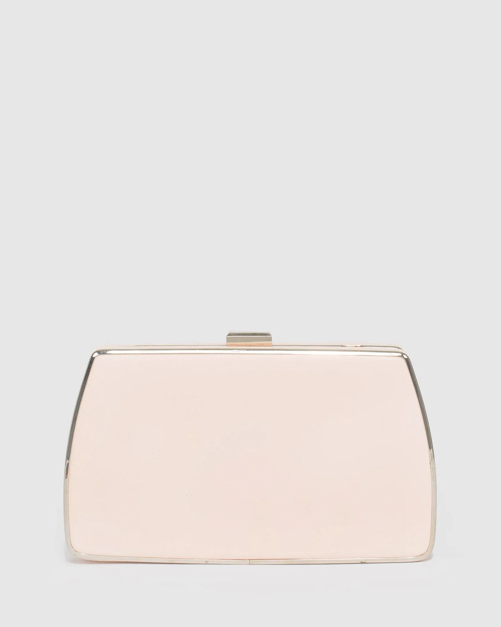 Pink Claudette Hardcase Clutch Bag