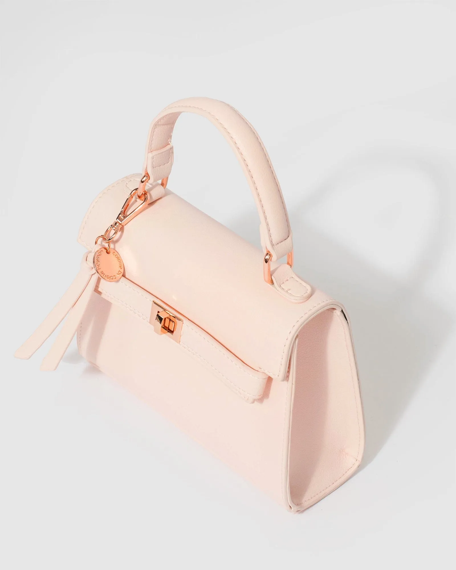 Pink Lareina Top Handle Bag