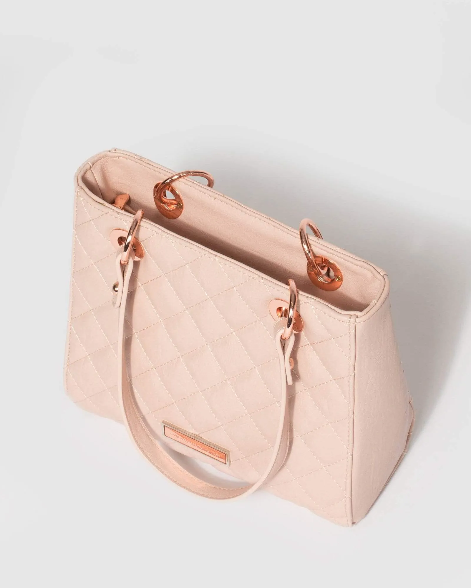 Pink Quilted Nirvana Mini Tote Bag