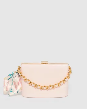 Pink Shania Scarf Clutch Bag