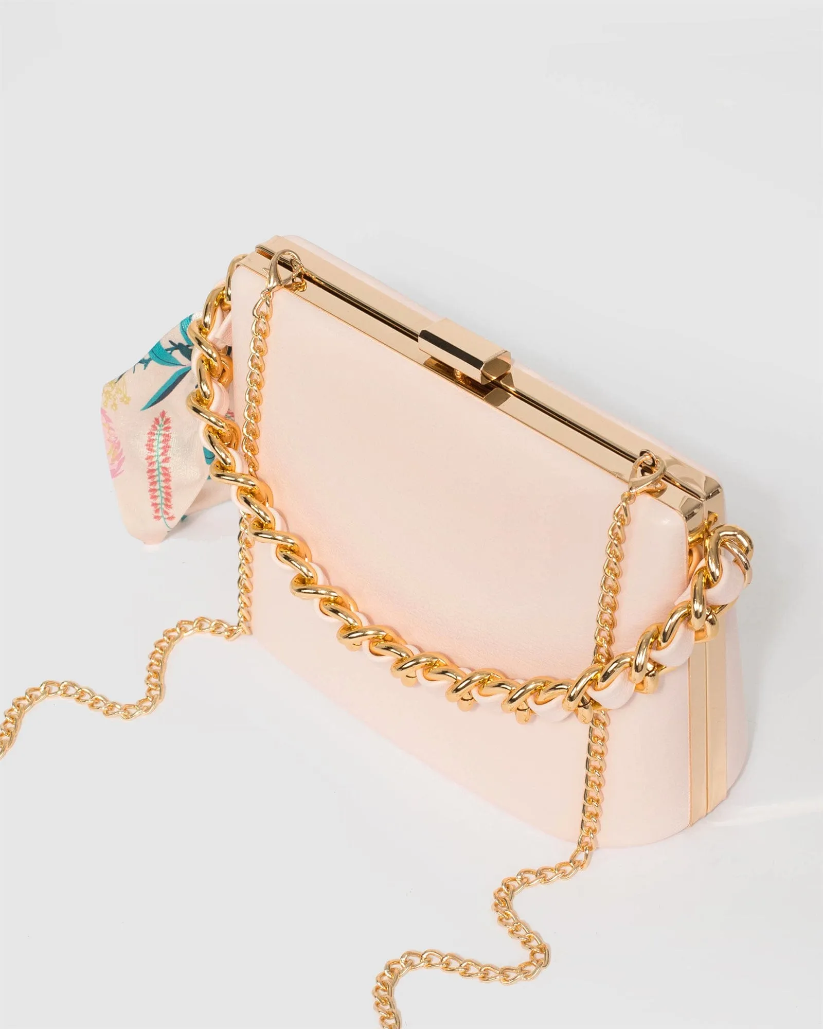 Pink Shania Scarf Clutch Bag