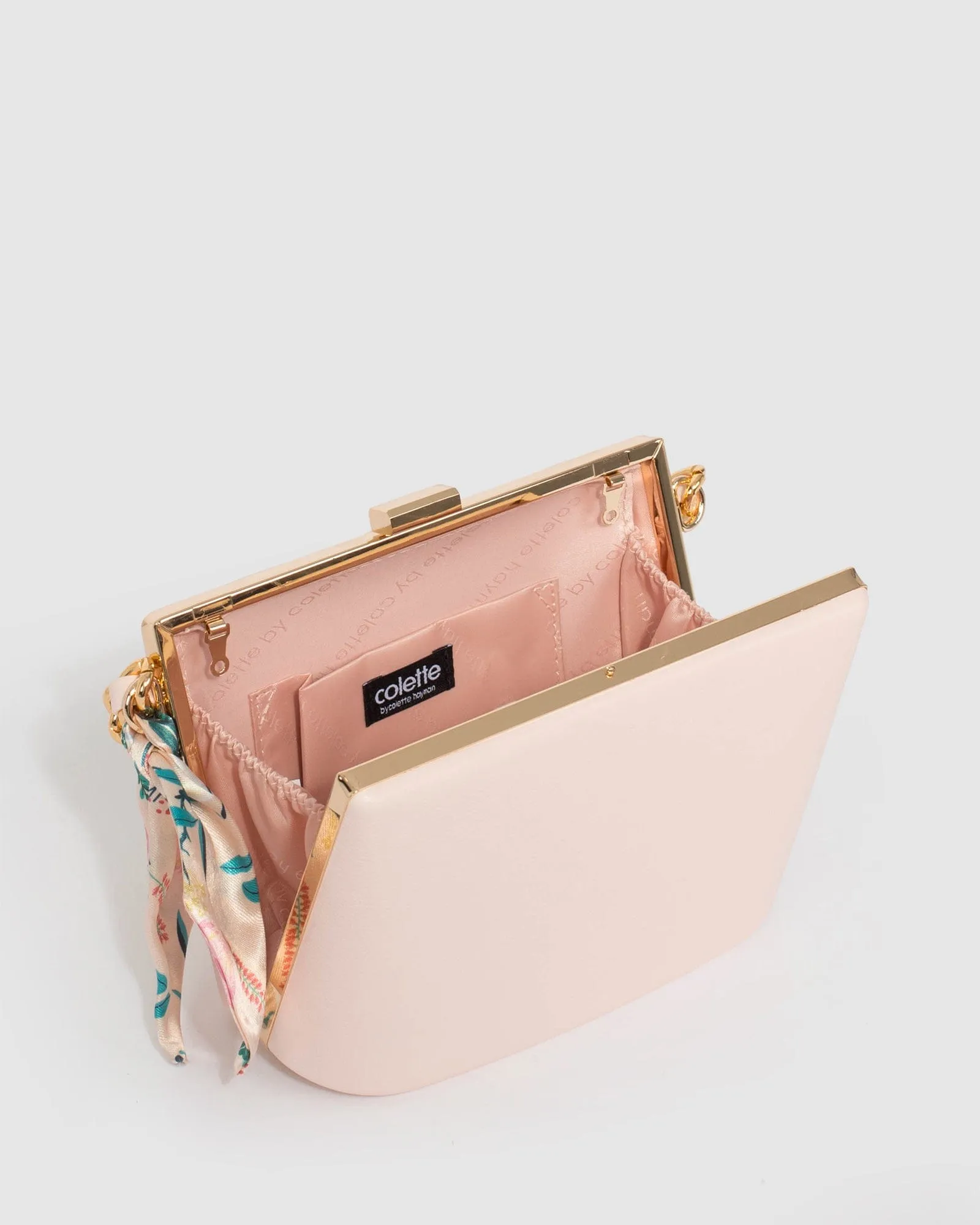 Pink Shania Scarf Clutch Bag