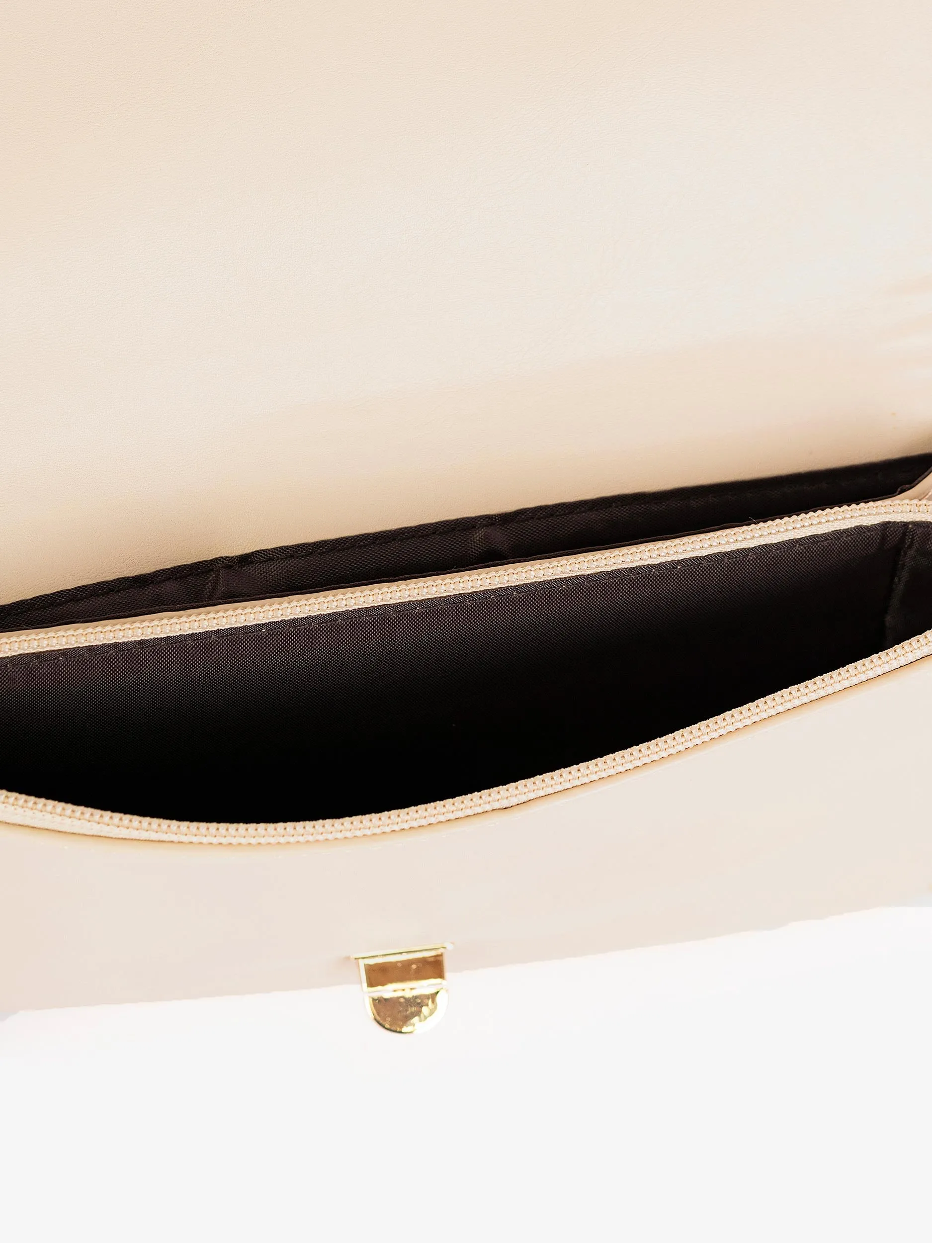 Pleated Flap Clutch