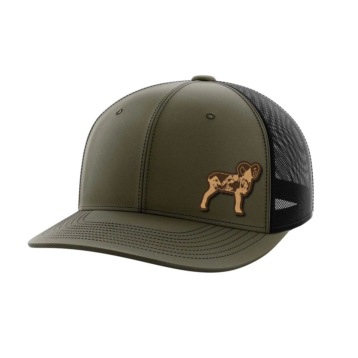 Ram Leather Patch Hat