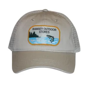 Ramsey Fish Jump Patch Trucker Hat