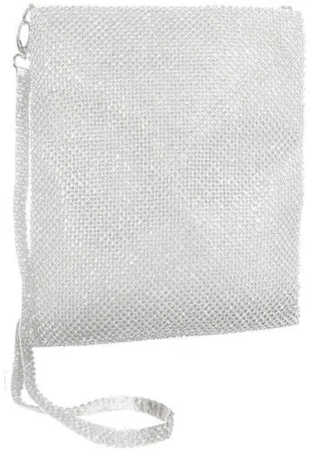 Rhinestone Covered Mesh Sling