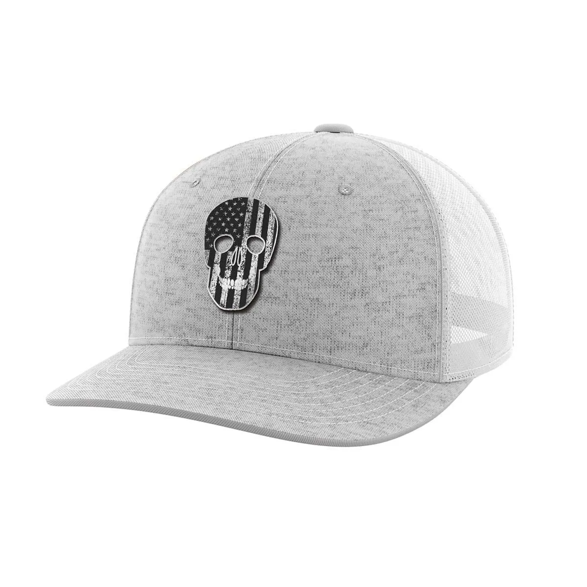 Skull Flag Black Patch Hat