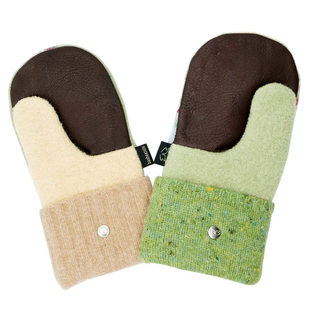 Sweater Mittens with Buckskin Palms