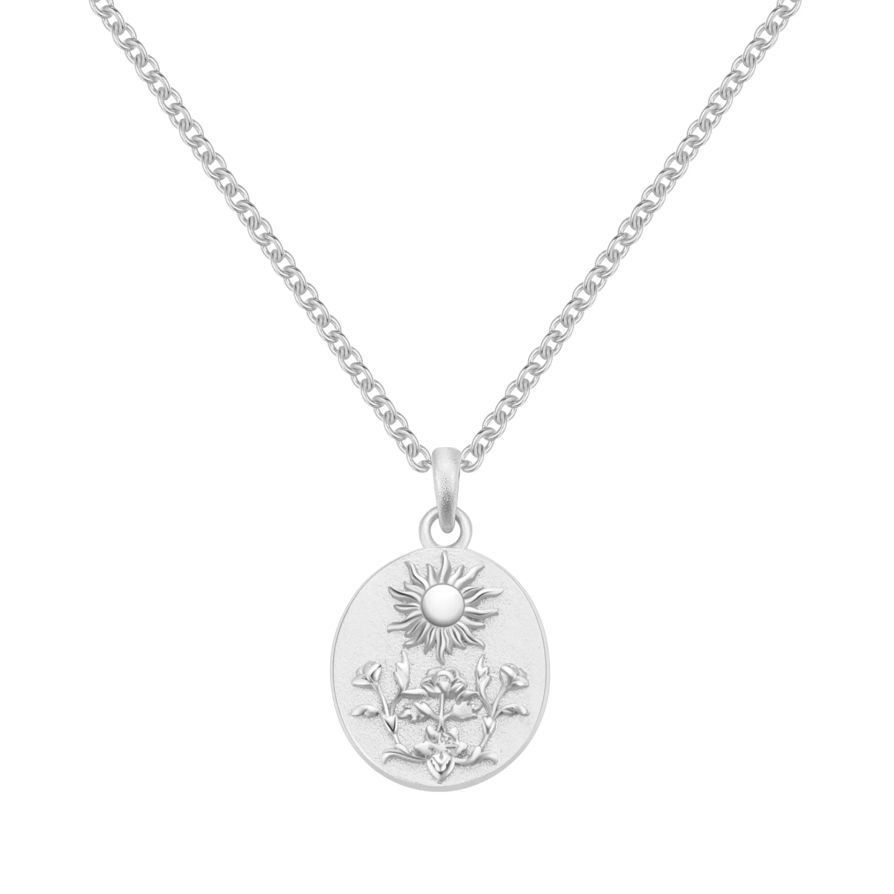 The Sunshine Pendant Necklace Sterling Silver