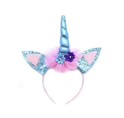 Unicorn Headband with Glitter Ears