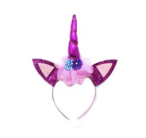 Unicorn Headband with Glitter Ears