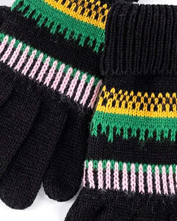 Vaughn Winter Knit Touchscreen Gloves | Black