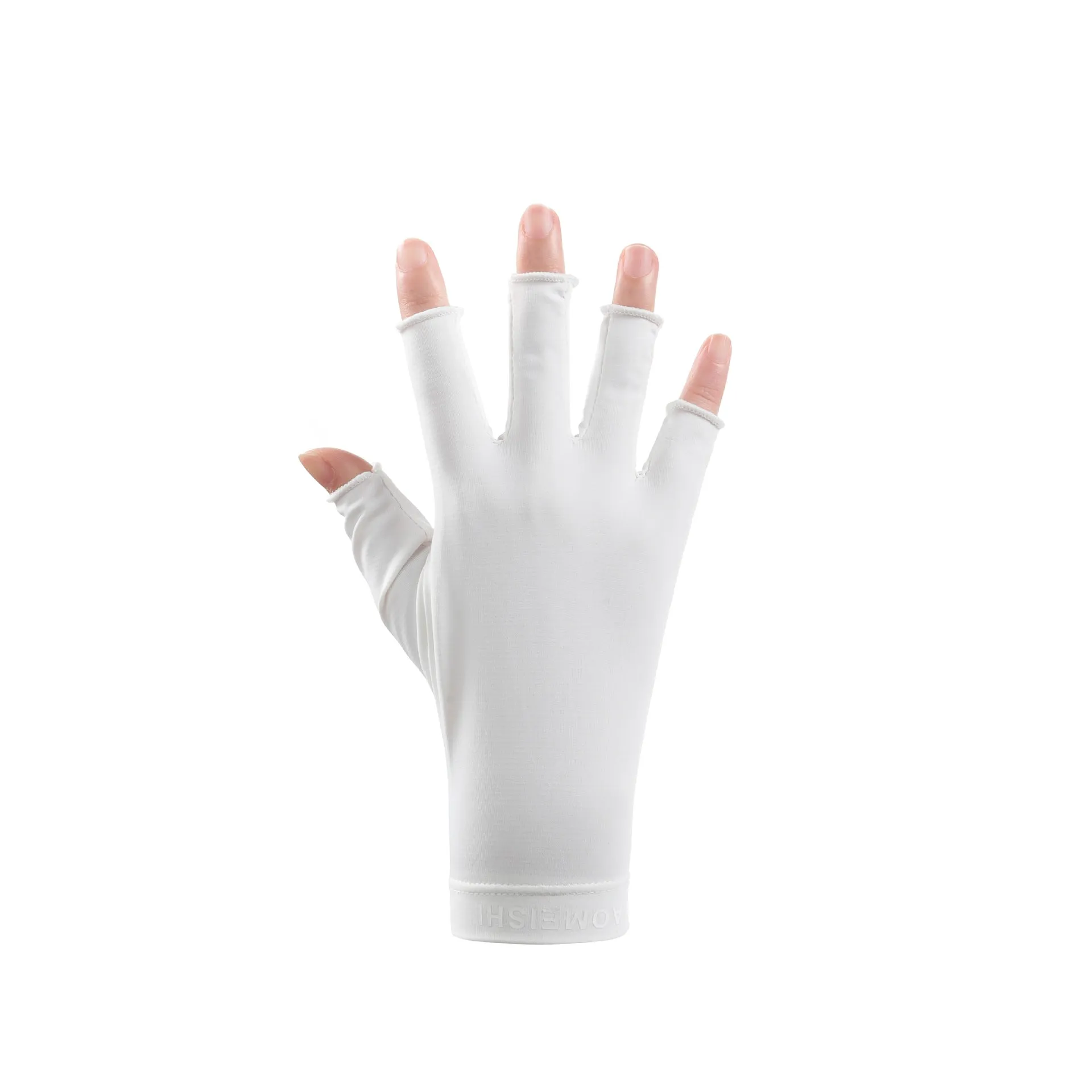 Women's Fashionable Simple Sunscreen Ice Silk Gloves