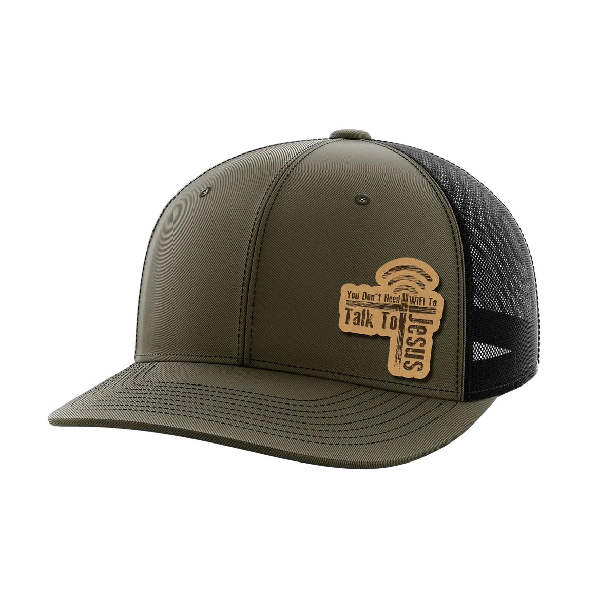 You Don't Need Wifi Leather Patch Hat